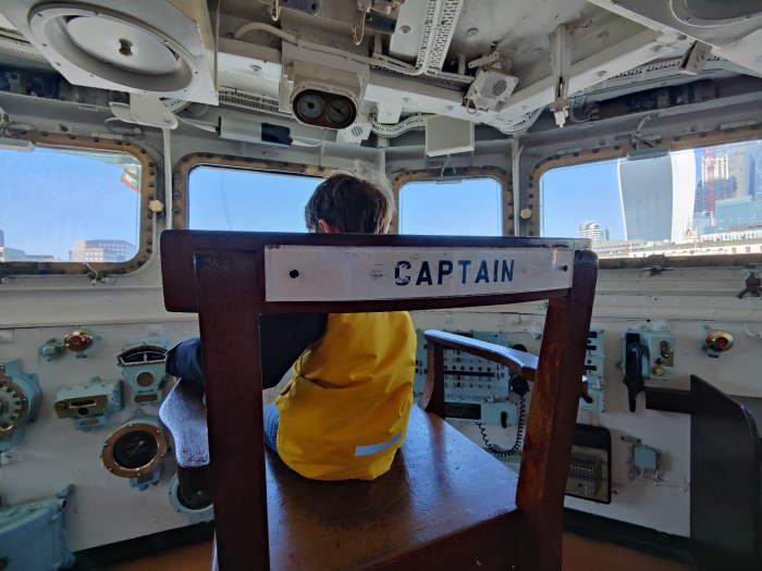 HMS Belfast with Kids