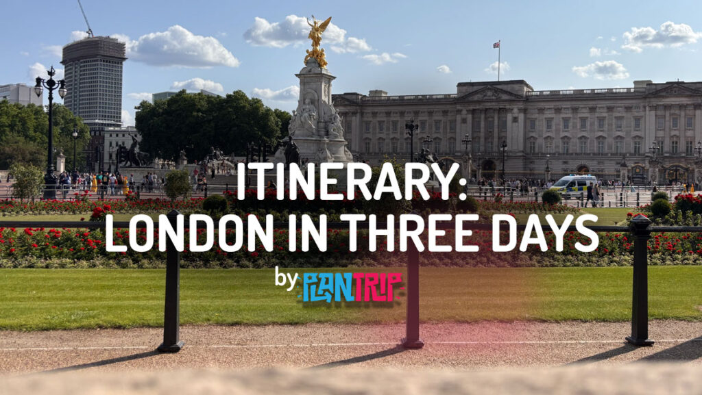 London in three days with maps