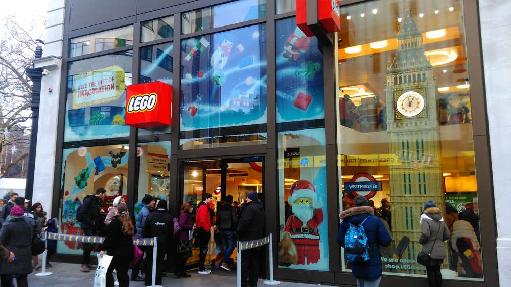 Lego shop London with Kids