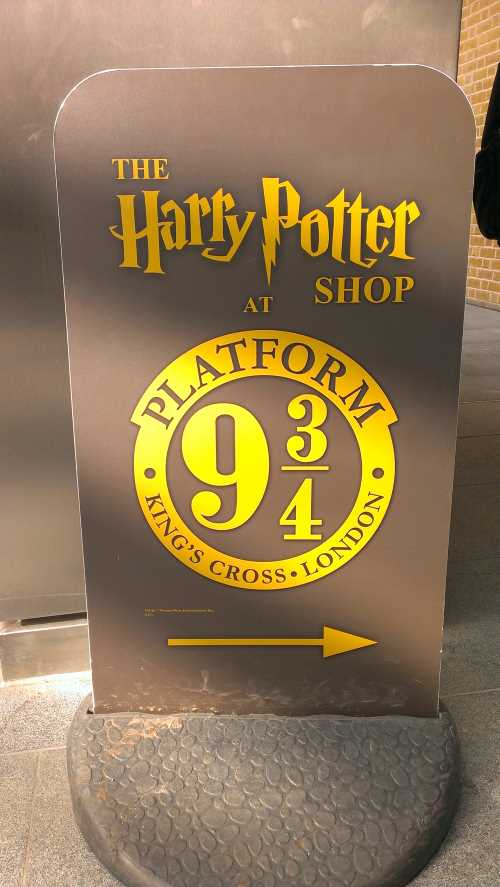 Harry Potter Shop at Platform 9¾ King's Cross London